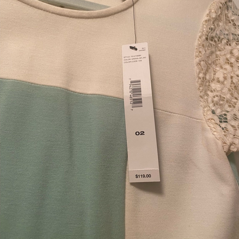 DKNY new with tags above knee dress.